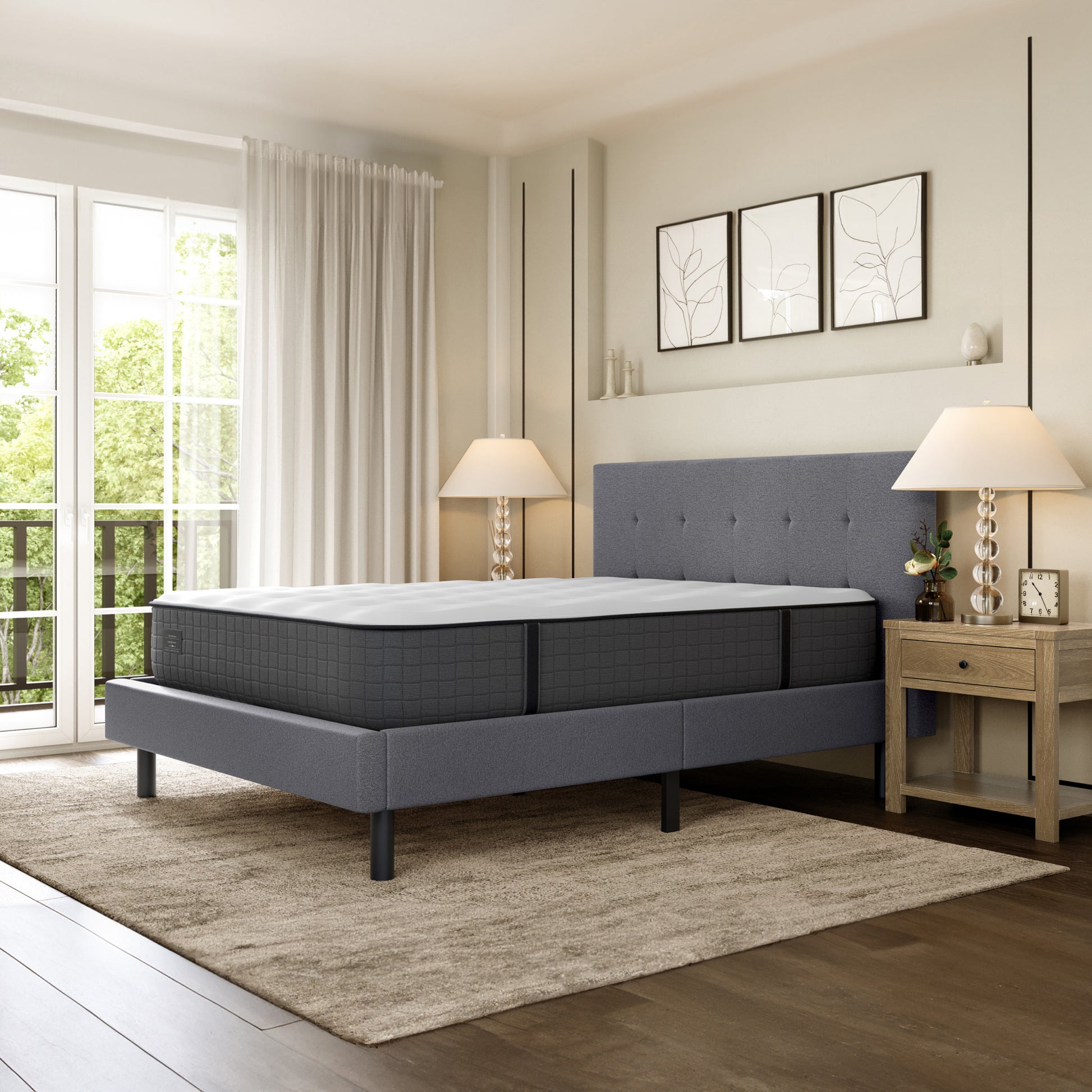 Ortho-Mattress_Tufted-Platform-Bed